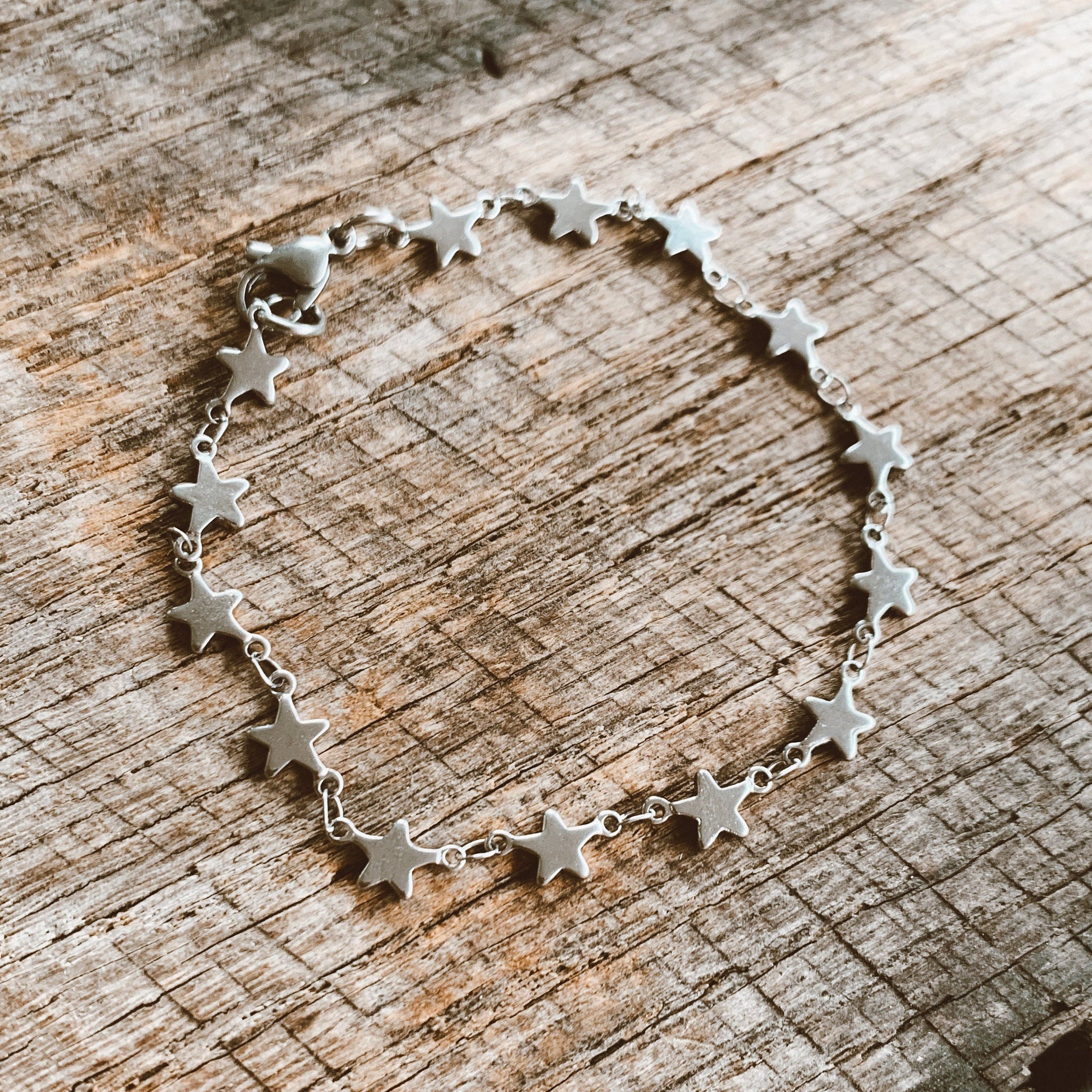Stainless Steel Star Bracelet