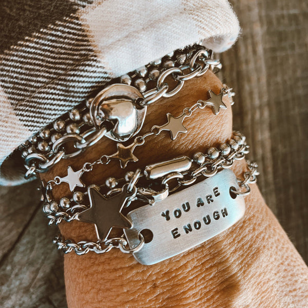 Stainless Steel Star Bracelet
