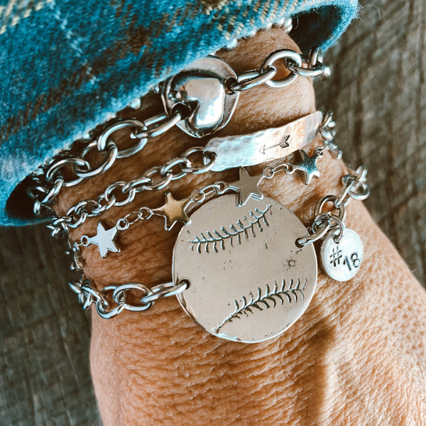 Stainless Steel Star Bracelet