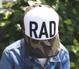 RAD Camo Trucker Hat