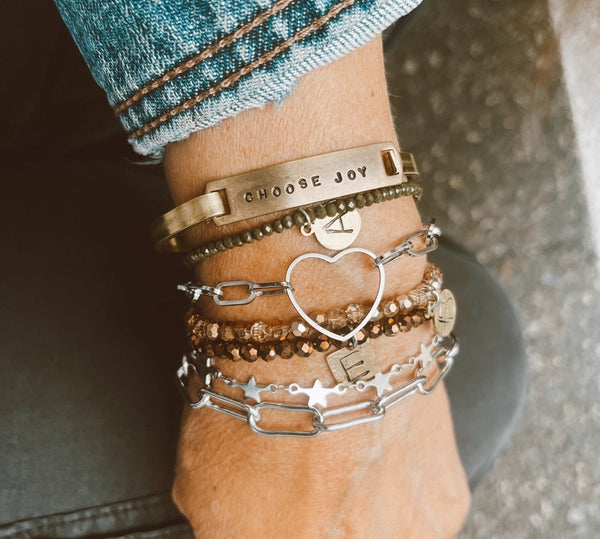 Stainless Steel Paper Clip Chain Bracelet - Perfect Accessory - Perfect for Everyday - Bestie Gift