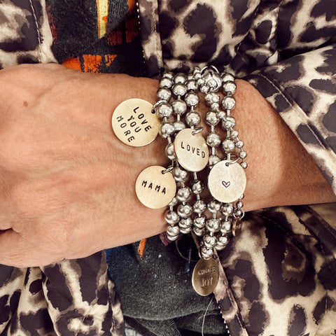 Coin Tag Bracelets- Personalize