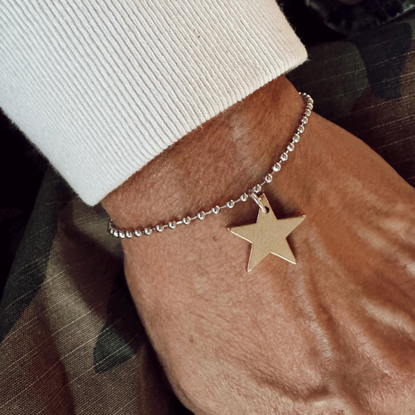 Brass Star bracelet