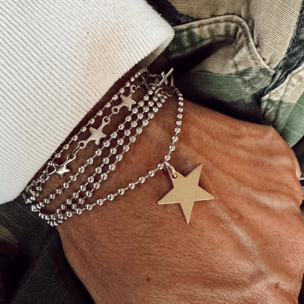 Brass Star bracelet
