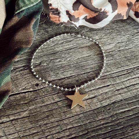 Brass Star bracelet