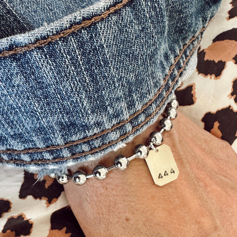 Angel Number Tag Bracelets